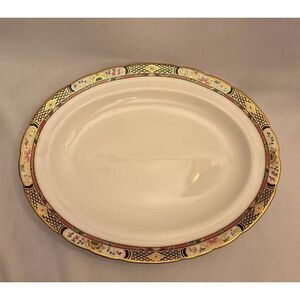 Royal Crown Derby Chelsea Garden 13.5" Oval Serving Platter MSRP $843 34.5 CM
